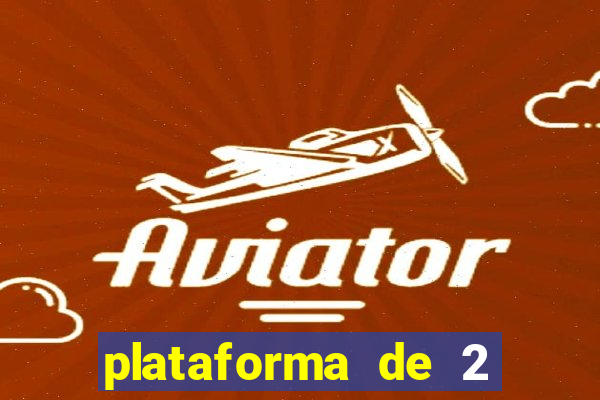 plataforma de 2 reais fortune tiger